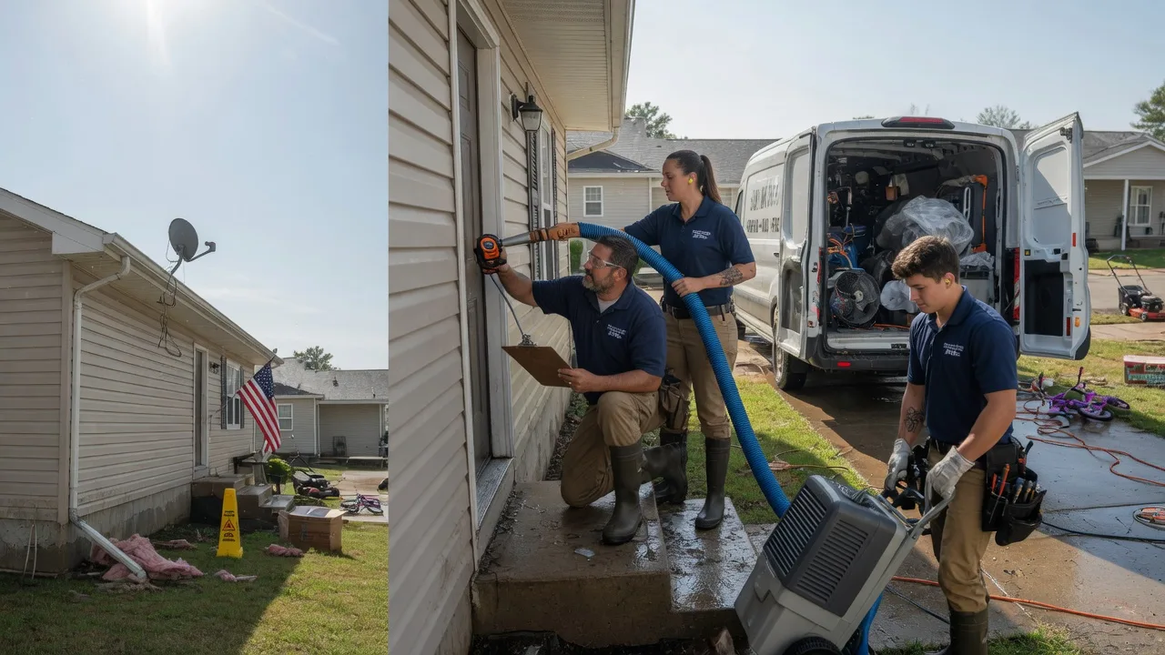Ceiling Water Damage Restoration in Saint Albans, MO near me